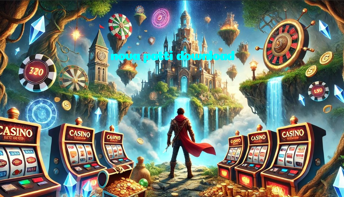 nova patti download casino presented on mobile device in Pakistan with slots and live games